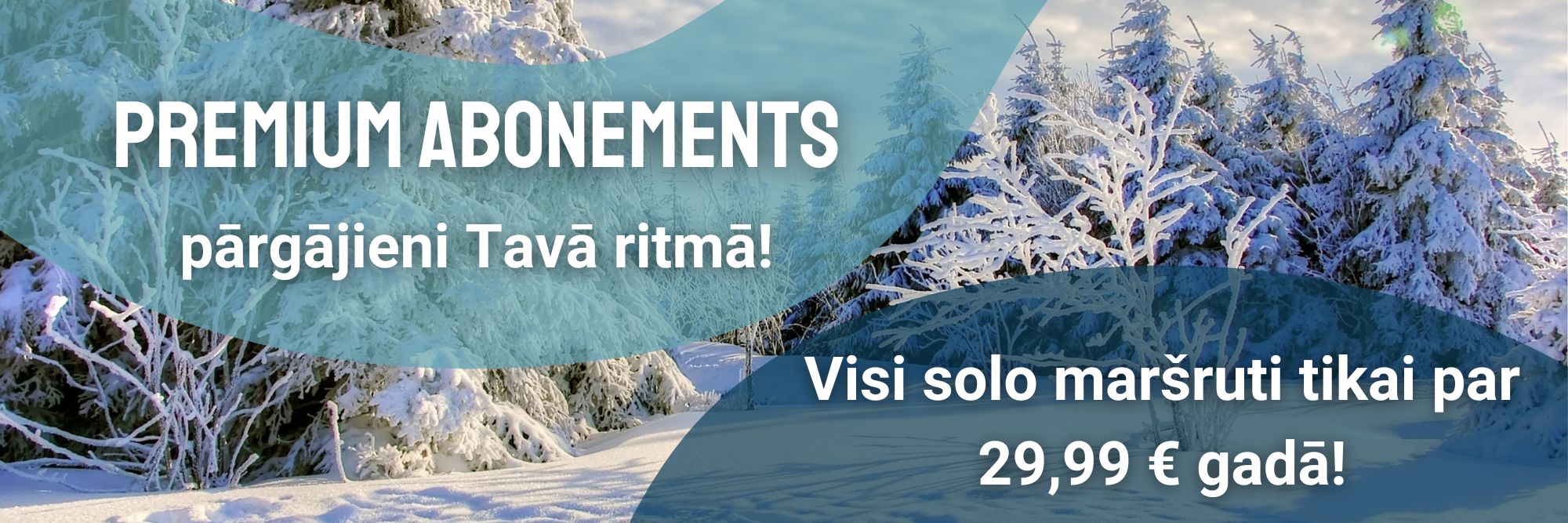 Solo premium abomenents bannner winter