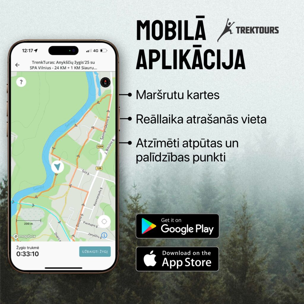 TrekTours app info card