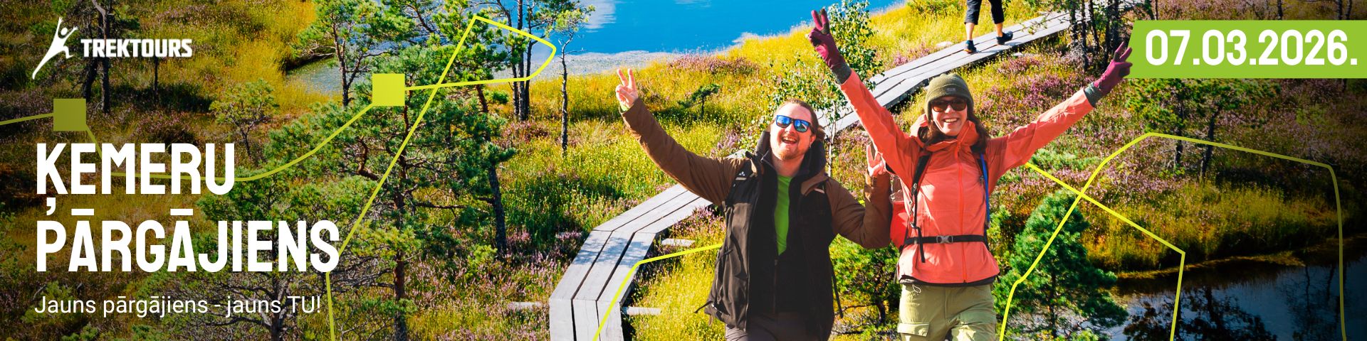 TrekTours Ķemeru pārgājiens