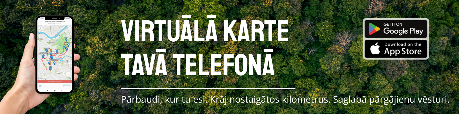 VIRTUĀLĀ KARTE TAVĀ TELEFONĀ