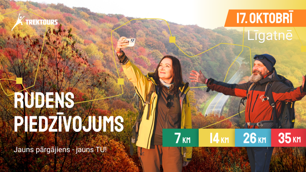 TrekTours: Rudens piedzīvojums Līgatnē'26