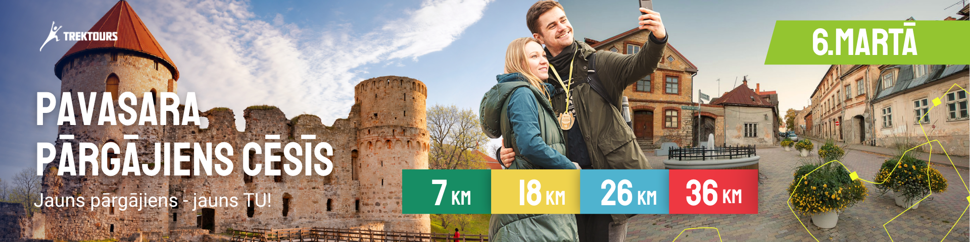 TrekTours: Pavasara pārgājiens Cēsīs'27