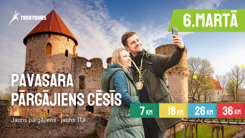 TrekTours: Pavasara pārgājiens Cēsīs'27